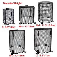 Protection en maille métallique anti-brûlure MJ PET pour lampe chauffante de reptile, pour cage de lézard, serpent, tortue