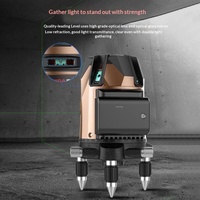 Niveau laser professionnel portable haute précision à 2 lignes avec portée de 50 m pour la construction