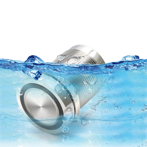 Nút nhấn điện bằng thép không gỉ kín hồ bơi điều khiển chống nước dưới nước 12/16/19/22/25/30mm Công tắc áp Điện tạm thời - Product Image 1