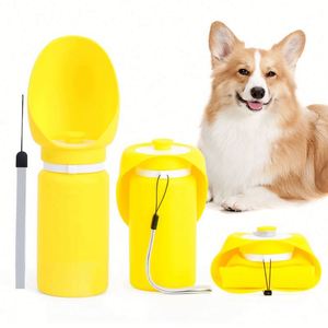 Portable <b>Dog</b> Travel <b>Bottle</b> With Foldable <b>Drinking</b> Cup for Walking, Outdoor Pet Water Dispenser, Custom Logo Promo Gift - Product Image 2