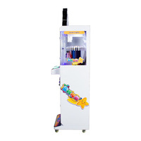 Machine de jeu automatique à prémiers et cadeaux, modèle Lucky Star Crazy Toy Game, avec fonction de découpe de prix, acceptant les paiements par pièces, espèces et cartes