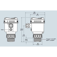 Instrument de mesure de niveau Siemens SITRANS LR140 100% neuf et original, transmetteur radar alimenté par boucle 2 fils pour la mesure de niveau