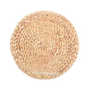 Eco-Friendly Reusable Modern <b>Round</b> Polyester Cotton <b>Table</b> Plate <b>Mat</b> Coffee Cup Dinner <b>Mat</b> Placemats Wholesale Price - Product Image 2