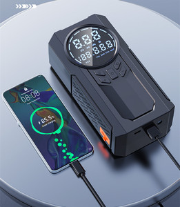 Xe nhảy khởi động với máy nén khí di động 12V nhảy khởi động điện ngân hàng Pin gói pin Lithium tăng cường - Product Image 5