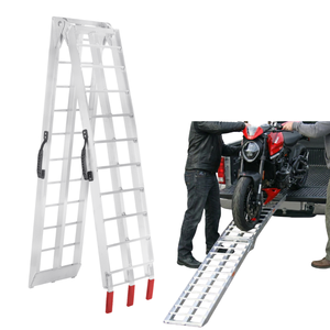 ट्रक रियर बिस्तर के लिए आर्केड डिजाइन एल्यूमीनियम मोटरसाइकिल लोडिंग रैंप - Product Image 1