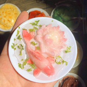 Nouveau modèle de vaisselle miniature mignon en forme de plat de cuisine chinoise, jouet de décompression en TPR - Product Image 2