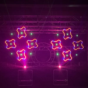 โปรเจคเตอร์เลเซอร์ RGB สำหรับงานดีเจ แบบมืออาชีพ กันน้ำ สำหรับใช้งานกลางแจ้ง ขนาดเล็ก รองรับ DMX 1 2 3 4 5 6 วัตต์ สีสันครบถ้วน พร้อมเอฟเฟกต์ภาพเคลื่อนไหว Ilda - Product Image 6