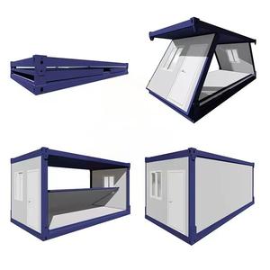 Maison conteneur modulaire pliable préfabriquée en acier de 20 pieds et 40 pieds pour chambre et appartement – Chine Mobile - Product Image 3