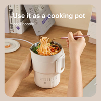 Bouilloire de voyage numérique pliable et portable avec contrôle de température pour cuisson, pot électrique de voyage, direct usine