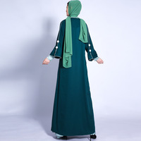 Nouvelle Arrivée - Robe Longue Kimono Style Mode Ample et Ouverte, Vêtement Islamique avec Boutons aux Poignets, Robe Musulmane pour Femmes