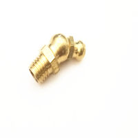 Conectores de Grasa de Cobre Estilo Imperial: Boquillas Rectas y Curvas, Copas de Aceite, Conexión Macho, Cabeza Hexagonal, Rosca NPT 1/16" 1/4" 3/8"