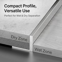 Bande de finition décorative en alliage d'aluminium style crème en forme de L pour carrelage, garniture d'angle extérieur, bande de bordure à angle droit