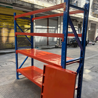 Étagères et étagères empilables à usage moyen pour le stockage de garage, étagères en acier réglables Longspan pour DJ 2000*600*2000mm