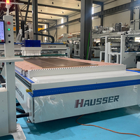 Router CNC para carpintería HSR 2128/2130/2140/2160 RichAuto Syntec DSP de 3 ejes con husillo de 9.0KW, mesa de vacío y etiquetado automático