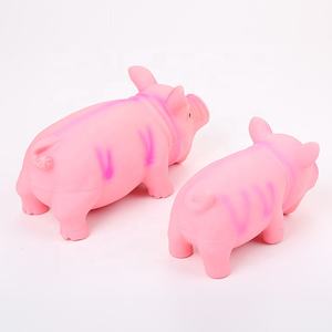 Pembe yumuşak Squeak köpek oyuncak kurşunsuz kimyasal içermeyen <span class=keywords><strong>Pet</strong></span> lateks Grunting domuz - Product Image 4