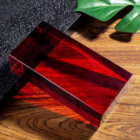 Bloc de verre transparent décoratif en cristal JYG 50*100*200mm, brique de verre solide pour cloison