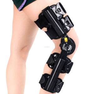 Penopang kaki penyangga ortopedi untuk ACL, PCL, kesobekan meniskus, Tendon, Osteoarthritis penopang lutut dapat disesuaikan - Product Image 1