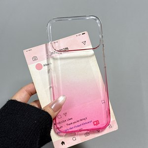 Coque de téléphone transparente dégradée en PC antichoc pour <span class=keywords><strong>iPhone</strong></span> 17 16 <span class=keywords><strong>Pro</strong></span> <span class=keywords><strong>Max</strong></span> 15 14 13 - Product Image 3