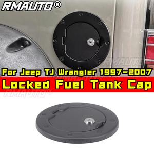 Tapa de Tanque de Combustible con Bloqueo para Jeep TJ Wrangler 1997-2007, Accesorios Exteriores, Kit de Carrocería, Accesorios para Automóviles - Product Image 1