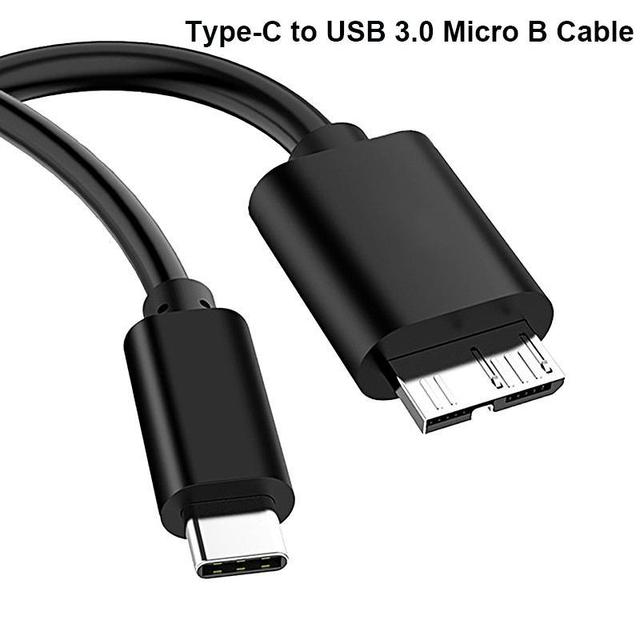 USB C to Micro B Cable Type C 5Gbps HDD SSD Data Transfer Connector Adapter Hard Drive Type C Camera Disk Cord HDD Enclose Cable