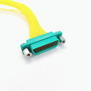 Fabricante OEM Vende Conector Micro Rectangular CDbF-33Z <span class=keywords><strong>de</strong></span> 33 Pines, Cable Amarillo <span class=keywords><strong>de</strong></span> Alta Temperatura con Longitud Personalizada - Product Image 3