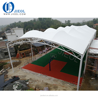 Carpa para Cancha de Pádel y Baloncesto al Aire Libre, Techo Flexible para Cancha de Tenis