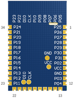 Performa tinggi untuk Modul 4.2 dengan Chip Nordic NRF52832 BLE Mesh 512KB+64KB Flash/RAM untuk Perangkat IoT Rumah Pintar