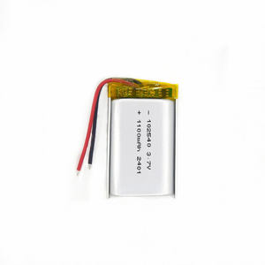 แบตเตอรี่ลิเธียมโพลิเมอร์ลิเธียมไอออน<span class=keywords><strong>3</strong></span>.7V 1100mAh 102540 - Product Image 3