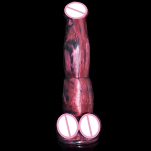 NNSX New Silicone Long Dog Penis Realistic Animal Knot <b>Dildo</b> Kinky Toy Friction G-spot Masturbation Erotic Sex Toys for Women - Product Image 3