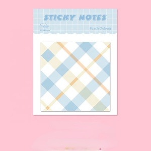 Bloc-notes créatif à carreaux DIY de 30 pièces, feuilles mobiles, livre d'informations étiqueté, <span class=keywords><strong>simple</strong></span>, peut être collé, bloc-notes pour messages - Product Image 6