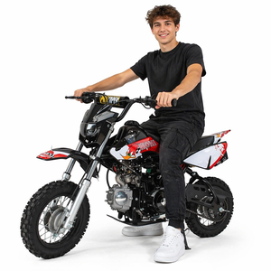 Oferta Especial: Motocicleta Todoterreno Deportiva de 110cc, Práctica, con Motor Monocilíndrico Refrigerado por Aire, Escape Doble Recto - Product Image 1