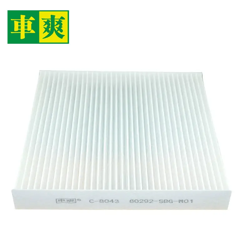 CC-8043K AUTO SPARE PARTS Cabin Air Filter 80292SBGW01 80291SAAW01 CU2358 cabin filter for car HONDA CIVIC