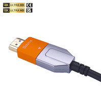 Meilleur vendeur 8k Fiber HDMI 100m 48Gbps Active Optique Fibre AOC ARC HDR Slim HDMI 8K60Hz 4K120Hz Câble pour Multimédia