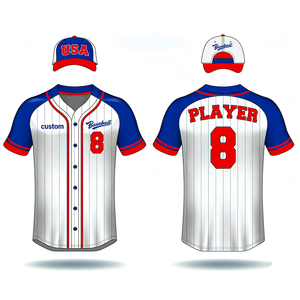 Maillots et pantalons de baseball/softball personnalisés de haute qualité avec logo d'équipe, respirants, à séchage rapide, uniformes pour filles et enfants, 100% coton - Product Image 4