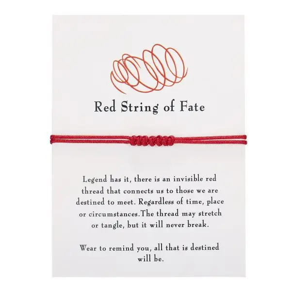Pulsera de hilo rojo de 7 nudos, hilo de protección de Kabbalah, pulseras de hilo hechas a mano, regalo de buena suerte para mujeres, hombres, niñas, niños, familia