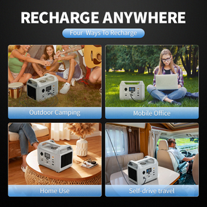Alpicool AT-600W Silent Operation Portable Power Station Eco-Friendly Solar <b>Generator</b> Lithium-Ion Battery CE Certified AT-600W A - Product Image 1