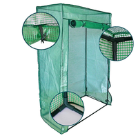 Serre de jardin moderne 150x100x50 cm pour la maison Tomate Légumes Maison de culture Cadre en métal Traité sous pression Maison verte