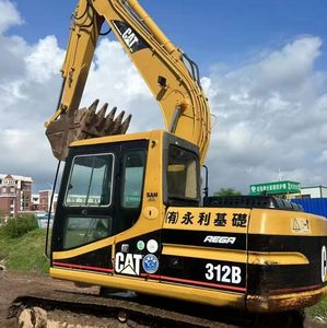 Excavatrice hydraulique CAT312B d'occasion en bon état de marche, machine de chantier, excavatrice sur chenilles Caterpillar, pompe, moteur, moteur à économie d'énergie - Product Image 2