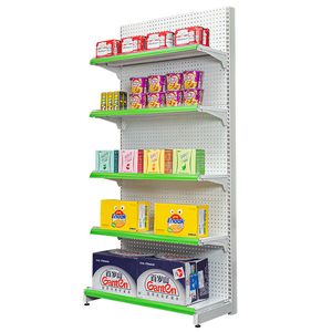 Rak <span class=keywords><strong>Display</strong></span> Belanja Logam, Rak Kustom Gondola Logam Kustom, Rak Toko Ritel - Product Image 5