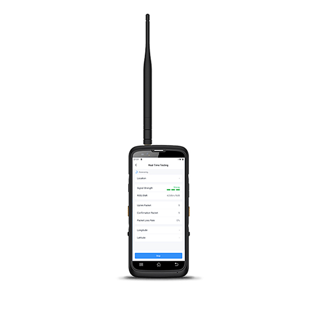 Milesight FT101 LoRaWAN V1.0.3 Field Tester 5.72" SX1262 GNSS -137 DBm 8 h Battery USB-C CE for Smart-City Warehouse Survey