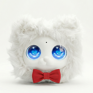 ของเล่นแมวตุ๊กตาแบบอินเทอร์แอคทีฟพร้อมดวงตาหัวใจสีฟ้า 30-50 ซม. ตุ๊กตาสัตว์สำหรับเด็กอายุ 0-24 เดือน ตุ๊กตาผ้านุ่มสำหรับเด็กทั้งชายและหญิง - Product Image 2
