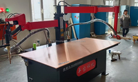 Nouvelle machine de soudage par points électrique robuste avec bras oscillant rotatif et table en cuivre 380V/220V pour portes d'ascenseur