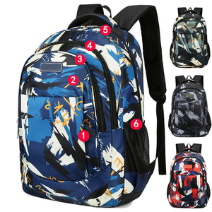 Sac à dos unisexe tendance et élégant de grande capacité pour ordinateur portable, sac de voyage décontracté, sac à dos camouflage, sac d'école pour étudiants - Product Image 1