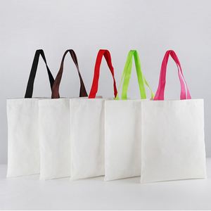 Wholesale Custom Shipping Cotton <b>Canvas</b> Tote Bag With Pocket and Zipper Sublimation Women's Tote Bags With Custom Printed Logo - Product Image 1