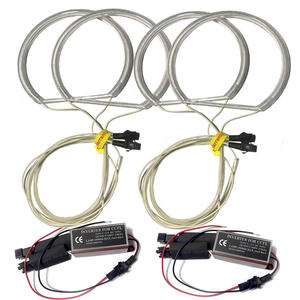 Nueva condición CCFL131 * 4 lámpara automática Ojo de Ángel apertura tubo de neón 12V para <span class=keywords><strong>BMW</strong></span> <span class=keywords><strong>E36</strong></span> E39 E46 E38 semicircular para ojo de Ángel - Product Image 1