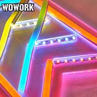 WOWORK 2026 Vente en gros, conception gratuite, fournitures de fête, événements de mariage, décoration, enseigne néon « Elle a dit oui », lumière LED pour décoration de mariage