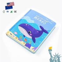 Impression en gros de livres pour enfants personnalisés à couverture rigide, faible MOQ, livres éducatifs en carton pour enfants
