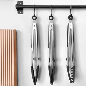 Kitchen <b>Tongs</b> Silicone Food <b>Tongs</b> Non Stick Cooking <b>Serving</b> <b>Tongs</b> For BBQ Salad Steak Pasta Spaghetti Noodles - Product Image 2