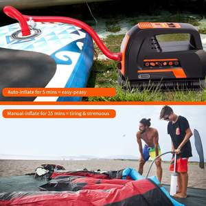 Pompe à air Sup à <span class=keywords><strong>batterie</strong></span> rechargeable pour voiture portable 20PSI pour pagaie Kayaks Wind Wings - Product Image 5