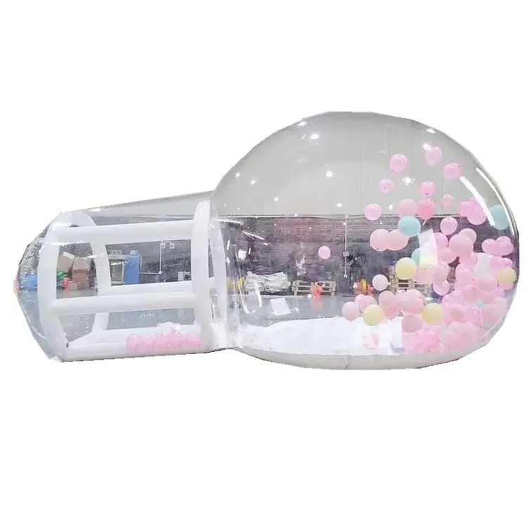 Clear bubble dome tent indoor outdoor inflatable bubble house kids party balloons